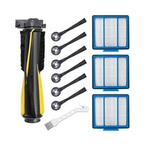 Techecook Techecook의 Shark IQ 로봇 진공용 교체 부품 - R101AE RV1001AE 6 x 측면/스위프 브러시 3 Hepa 필터 1 메인 롤링 및 청소 포