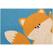 MOCAROSE 미끄러짐을 방지하다 코일현관매트 북유럽 스타일 캐릭터 소동물 방수 주방 카펫, 80x120cm, 12#