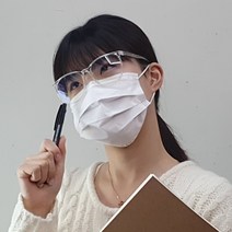 동글이 뿔테 안경 화이트 블루라이트차단 빅사이즈 테 해리포터