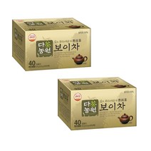 보이차 푸얼차 흑차 보이숙차 40티백 2박스, 단품