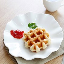 에라토 강화 국화 접시, 화이트