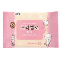 꼬야기프트 [크린랲] 크리멜로 내츄럴 프리미엄 물티슈 20매, 3000개