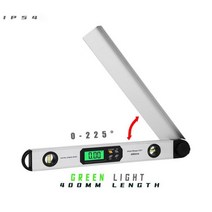 디지털 각도계 자 각도 눈금자 도 전자 경사계 각도기 수준기 측정 게이지 알루미늄 합금 파인더, Red
