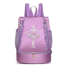 발레가방 Ballet Dance Bags Pink Women Girls Sports Storage Backpack Latin Dancing Ballerina Handbag