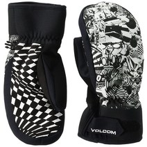Volcom 남성용 Nyle 단열 파이프 및 파크 겨울 스노우보드 스키 장갑 Art S3, Small