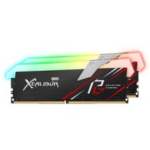 팀그룹 T Force DDR4 PC4-25600 CL16 XCALIBUR PG RGB 8GB 램 데스크탑용 2p