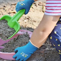 토와 어린이 코팅 장갑 텃밭에서 유치원에서 사이즈별로 손목까지 감싸는, 핑크(폴리에스테르)