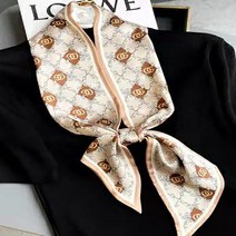 화이트브라운 타이스카프 남녀공용 패션아이템 여름 가을용 아이템 남녀공용 가성비 갑 개별 파우치 포장 사은품 증정 실시 중 멋쟁이가 되어보세요 휴가철 패션소품