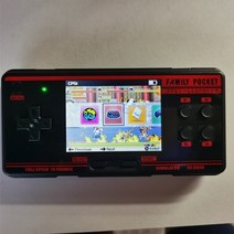 게임 휴대용 가정용10개의 에뮬레이터가 있는 새로운 fc3000 레트로 handhled, 검은 색