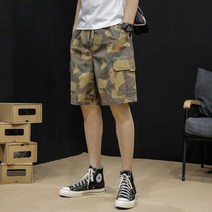 WGL 여름 남성 5부 반바지 와이드 팬츠 카고 캐주얼 아웃도어 등산 낚시 빅사이즈 M~3XL