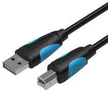 Vention-도금 USB 프린터 케이블 B Male to A 2.0 캐논 엡손 HP ZJiang 라벨 DAC 프린터용, [02] Nickel USB 2.0 A16, [03] 2m