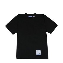 [미하라야스히로]23SS I08TS531 BLACK 블랙 instrumental 로고 패치 티셔츠