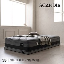 스칸디아 더퍼스트 유로탑 롤팩 투매트리스 침대_슈퍼싱글/착불배송, 추가구성. 매트리스 방수커버 SS