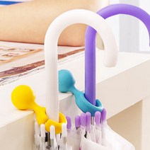 휴대용 우산 걸이 미니 우산꽂이/우산거치대/미니우산꽂이/우산정리/우산정리대/우산보관/우산정리함/아이디어상품/기발한아이디어상품/우산꽂이, 색상랜덤