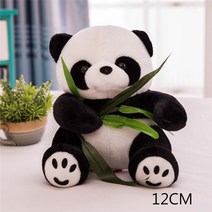 개굴닌자인형 9/10/12/16cm 아기 장난감 부드러운 만화 팬더 그림 베개 봉제 장난감 팬더 플러시 동물 장난감 어린이 생일 선물 무릎 꿇고 앉아, 9-16cm, 12cm