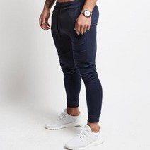 남성 적합 새로운 날씬한 뻗기 구조 공백 디자인 체육관 스포츠 연필 야외 바지 69