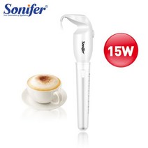 우유거품기 밀크스티머 전기 라떼 카푸치노 기선 자동 히터 커피 뜨거운 주방 커피 비터, SF8073, 영국