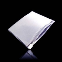 주방잡화 두꺼운 반투명 PVC 지퍼백 파우치 27cmX18cm 100매, 1개