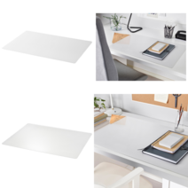 이케아 책상용품 SKVALLRA 스크발라 책상패드 화이트/투명 60x80 cm, 화이트투명 605.039.27