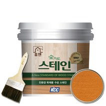 KCC 홈앤스테인 수성스테인 0.9L 오일스테인 친환경, 라이트파인2