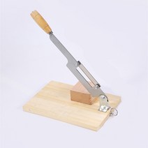 가래떡 강정 편육 써는 기계 작두 떡칼, 흰색 60° 이상 8.5cm 10cm