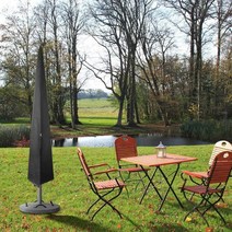 HL) 파라솔 카바 커버 케이스 방수 변색방지 캐노피덮개 파라솔보관, 파라솔커버 블랙