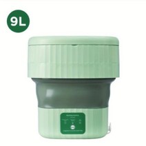 접이식 캠핑용 회전식 건조기 장착 휴대용 접이식 세탁기 자동 미니 속옷 양말 원심분리기 9L 110V 220, 02 White_01 미국