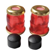 4 PU 스케이트보드 트럭 부싱 롱 보드 교체 심 액세서리 15x15mm, 레드 골든