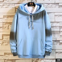 가바바 남성 빅사이즈 후드티 그라데이션 조합이 이쁜 후드 긴팔티 G55343