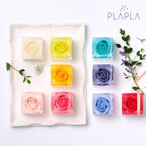 플라플라 큐빅 플라워 솝 클렌징 천연 수제비누, 비드, 브라이덜 핑크