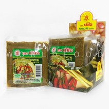 월드푸드 태국 남자이 그린커리 페이스트 소스 GREEN CURRY PASTE, 12개, 100g