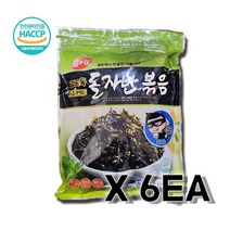 김자반 [SET] 김앤김 김도둑 돌자반볶음 500gX6개입 반찬 주먹밥 자취 기숙사, 500g, 6개입