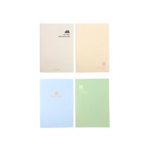 중철노트 심플아이콘 32절 작은공책, 클로버(옐로우)