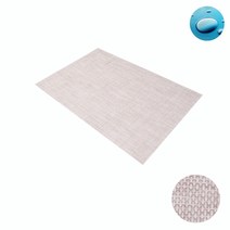 SOCEAN 린넨ST 방수 식기 매트 아이보리 접시 받침 실리콘 코스터 테이블 러너 수저 그릇 받침 테이블 셋팅 PVC 메트 밥상 시트지 식탁 보호 유리 대용 밥상보