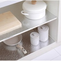 주방 깔끔 사용 싱크대 은박 시트지 5M 오염방지깔개, 은박시트지5mA