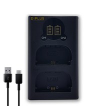 퓨어클리어 캐논 LCD 듀얼 USB 호환 충전기, NB-6L