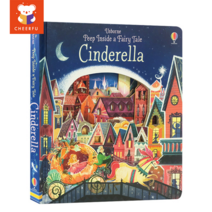 Usborne Peep Inside Books 시리즈 교육용 그림책 유아 영어 학습 보드북, Cinderella