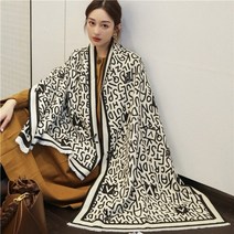 캐시미어100머플러 두꺼운 따뜻한 스카프 목도리 여성 럭셔리 말 겨울 담요 echarpe stoles 2022