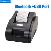XPRINTER 송장 프린터 택배 라벨기 라벨 출력기 프린터기 58mm pos 블루투스 usb for mobile phone android ios windows 열 영수증 및, 블루투스 USB 포트, 우리 플러그
