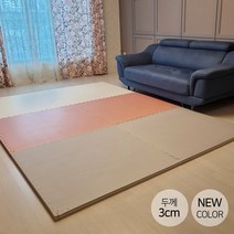 소리안나) 30T 포근매트 1m 6장세트 / 3층구조 층간소음방지매트), 6장세트 B(아그2+우린4)