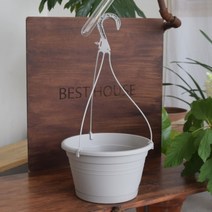 걸이용 플라스틱 화분 베란다 행잉 받침일체형 화분 다육식물, 본상품