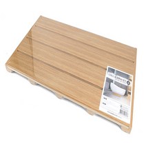 베란다 현관 화장실 욕실 원목 나무 발판 소형