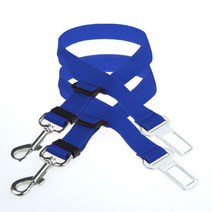 ZEZEPET 애견 자동차 안전줄 벨트, 블루 (G408PRL228), 2개입