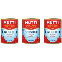 Mutti 무띠 크러쉬드 토마토 Polpa 400g 3팩 Crushed Tomatoes, 3개