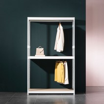 스피드랙 시스템 행거 3단(행거봉2), 스피드랙 1200x600x2100 3단(봉2개) 화이트