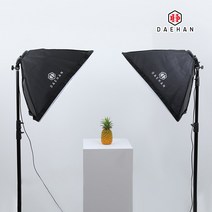 대한 지속광 소프트박스 촬영조명, DH-5070 1구(단품1개)50w 전구포함 일반형 삼각대