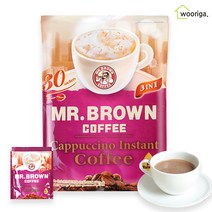 대만 미스터브라운 카푸치노 커피 30입 2봉, 단품, 단품