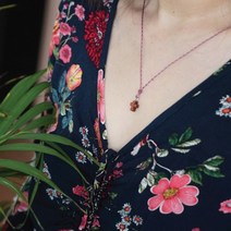 교회단체 선물 십자가 목걸이 - 인견오색줄