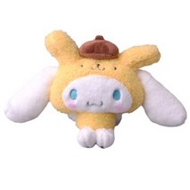 인형 마이멜로디 쿠로미 캐릭터 Sanrio-플러시 헬로 키티 마이 멜로디 시나모롤 폼폼 퓨린 행요돈 봉제 펜던트 열쇠 고리 생일 선물, [03] C