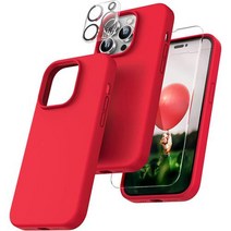TOCOL 5in1 for iPhone 14 Pro Max Case 2pcs 보호 필름 2Pcs 카메라 프로텍터 용 액체 실리콘 전화 케이스 67 충격 방지 360도 다크 퍼플